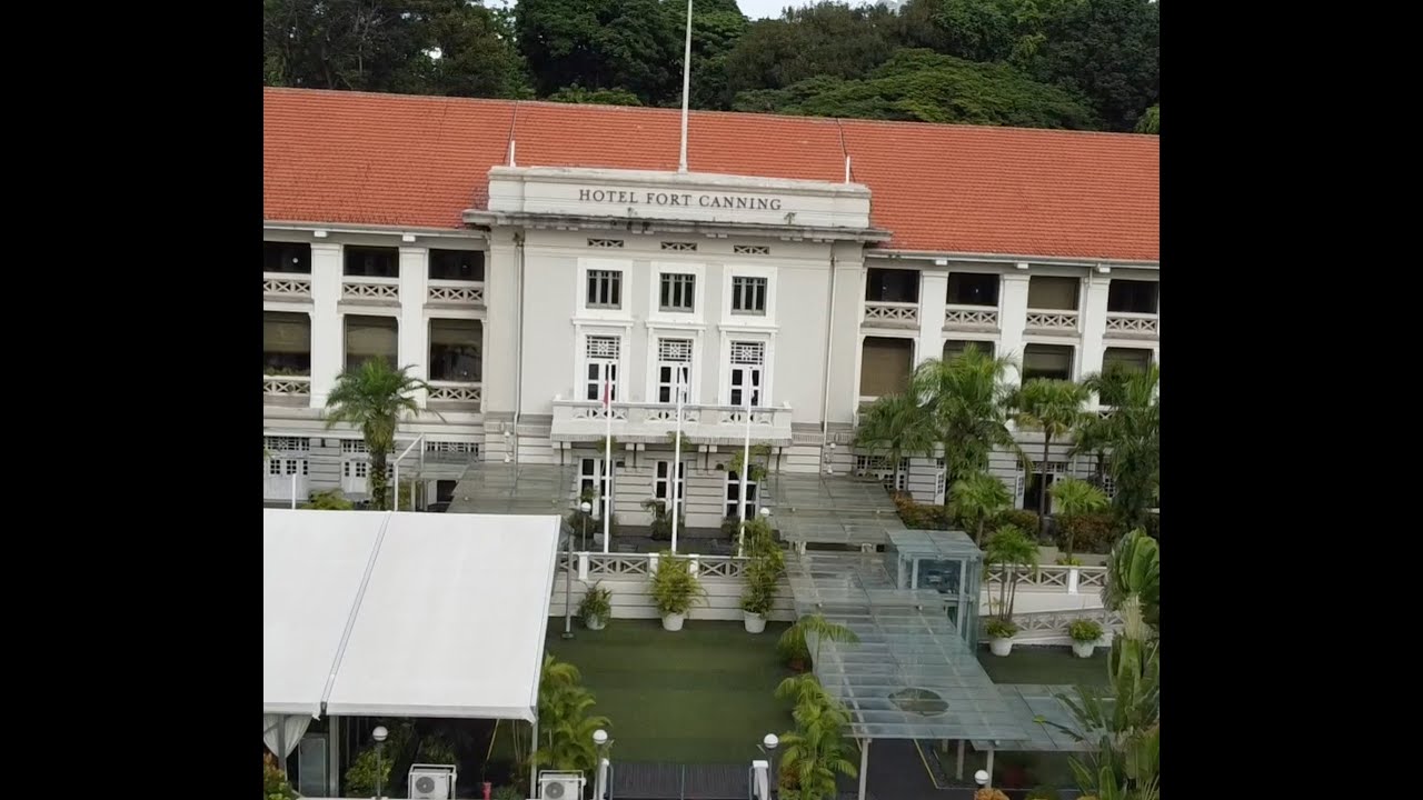Hotel Fort Canning Drone View