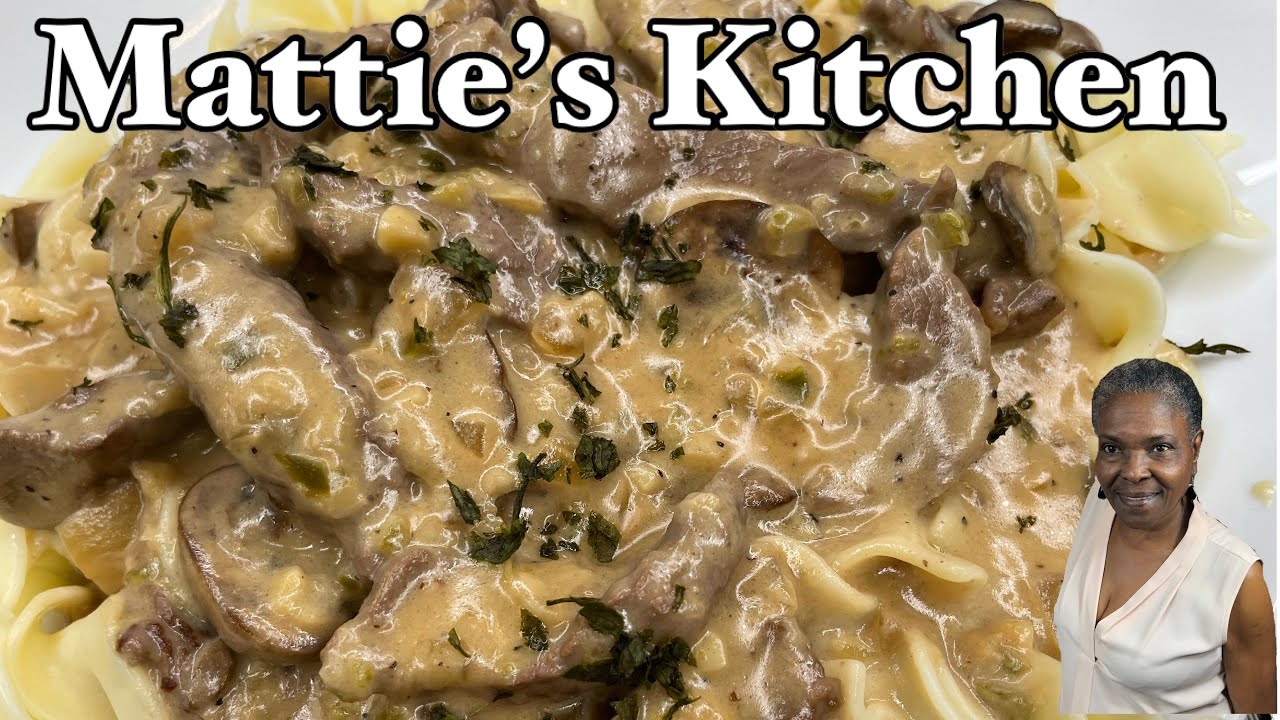 Delicious Beef Stroganoff Recipe | Beef with Noodles | Mattie's Kitchen
