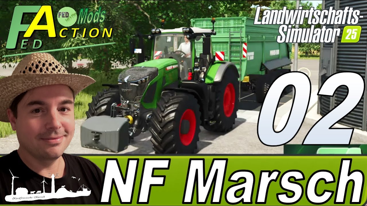 LS25 🚜 02 NF Marsch 4fach  Mit diesen Mods starte ich meinen Spielstand #landwirtschaftssimulator25