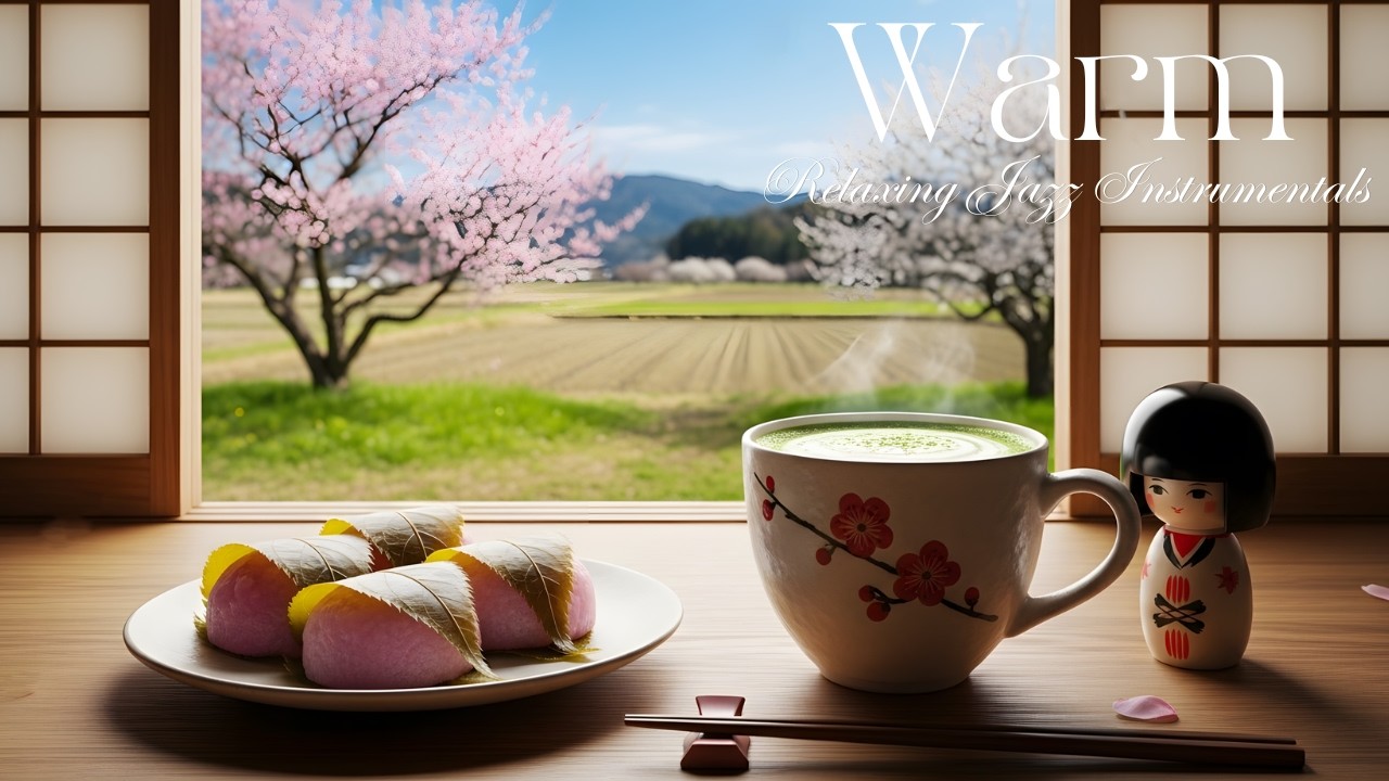 Chill Bossa Nova Spring Mix 🌸 Relaxing Jazz Instrumentals ☕ Stress Relief & Focus