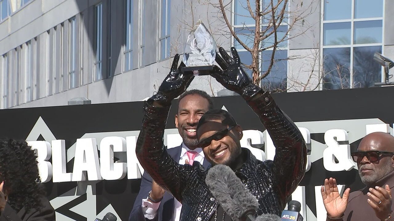 Usher receives city’s highest honor Phoenix Award, thanks Atlanta for their support