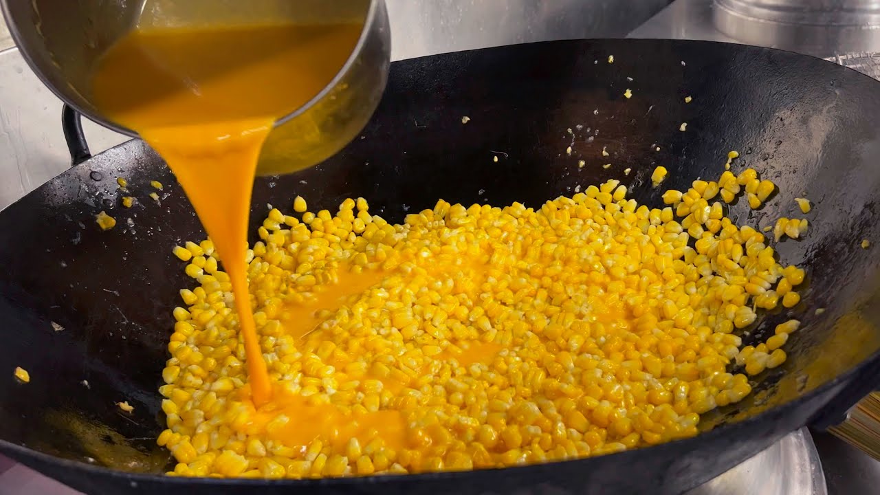 黄色い悪魔のコーン炒飯　Yellow devil Corn fried rice