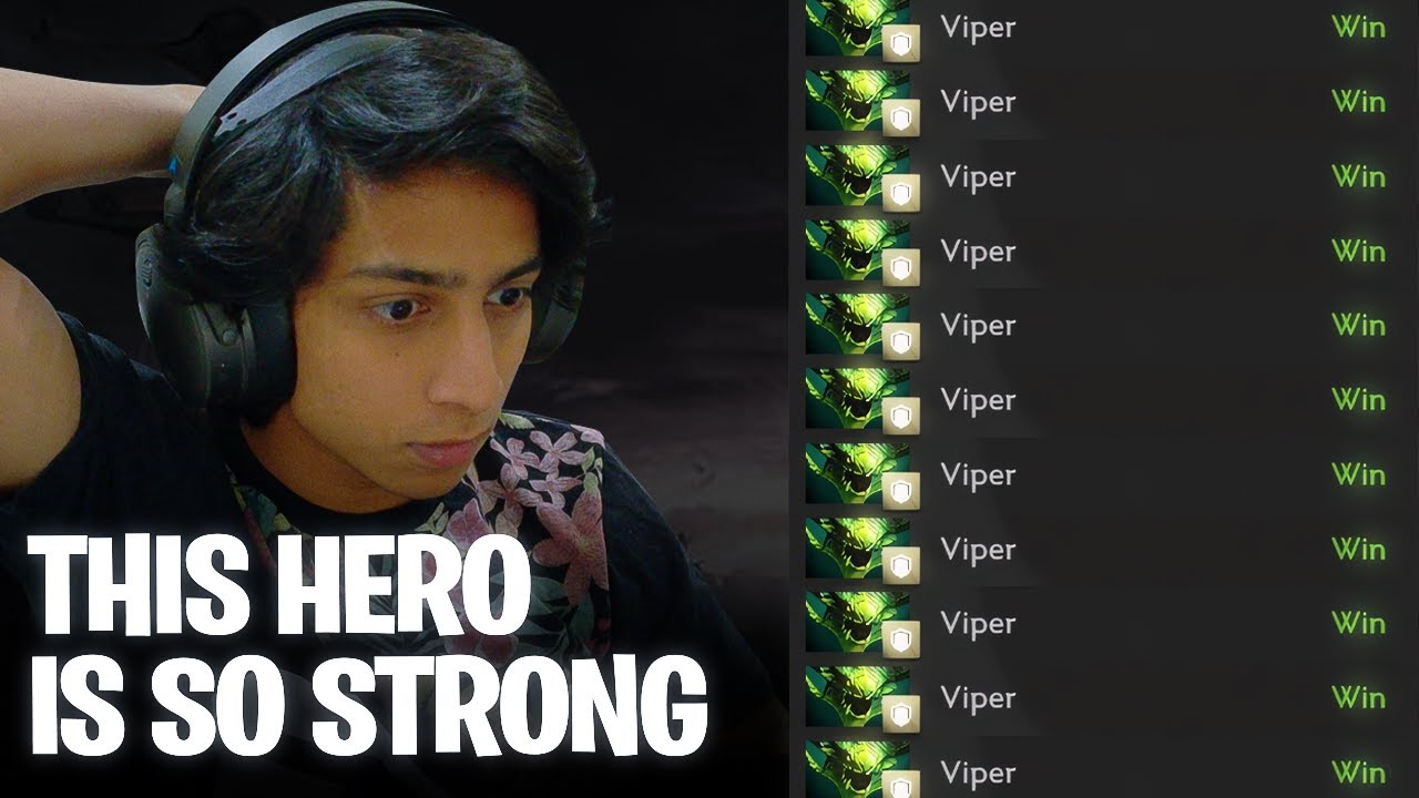 Я попробовал керри-игрока Viper с 80% винрейтом от Arteezy (абсолютно имбалансный).