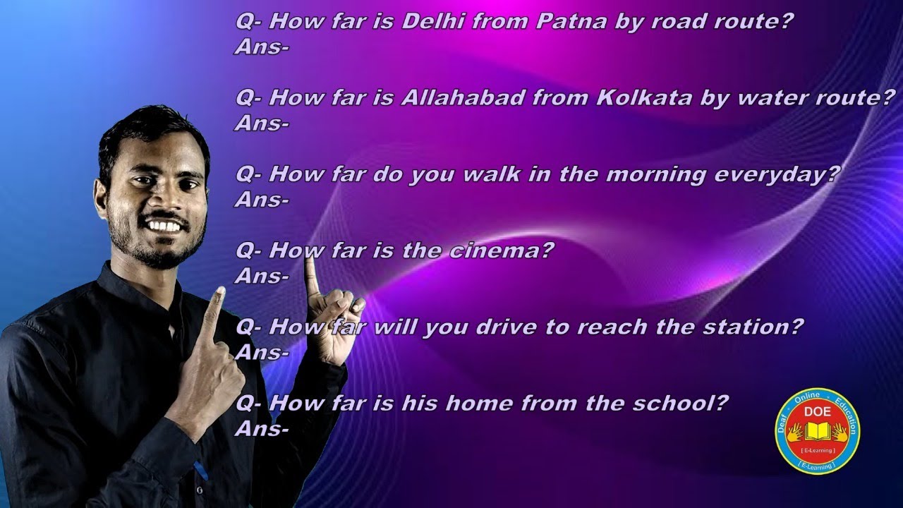 Question :- How Far? || ISL ||