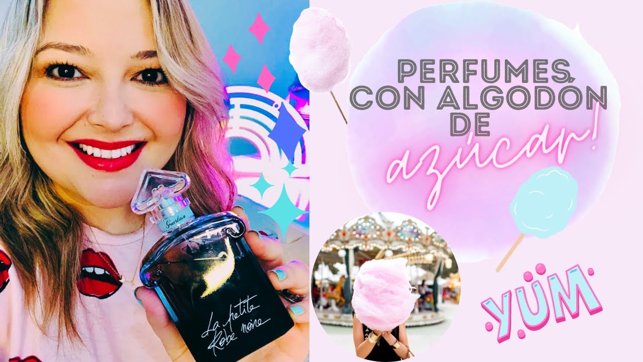 🍬🍬💜Perfumes yummy 😋 con algodón de azúcar! 🙌🏻♥️🤩🍬🍭💗🤍