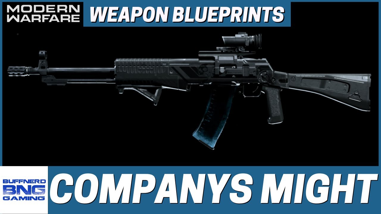 &laquo;Мощь компании&raquo; AN-94 &mdash; чертёж оружия &mdash; Call of Duty: Modern Warfare
