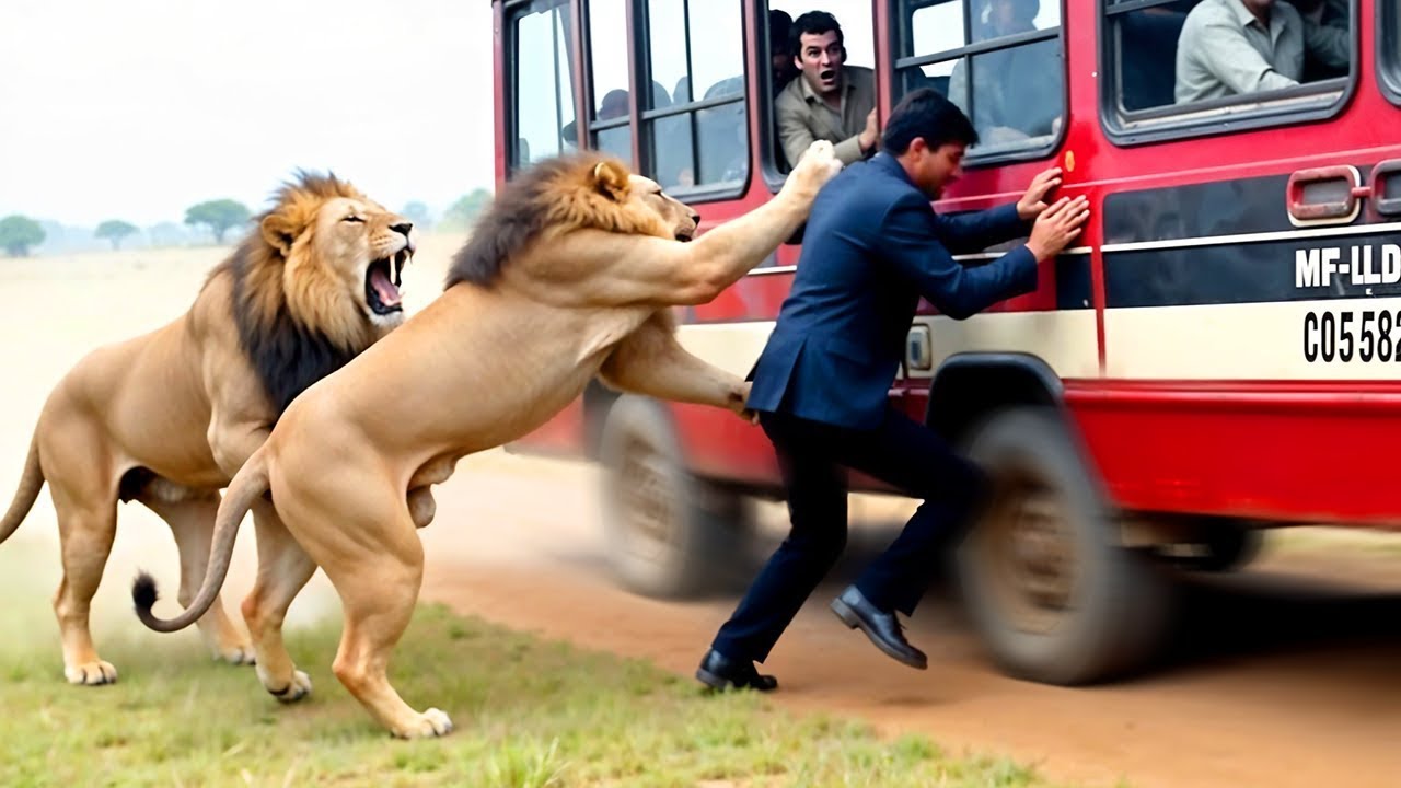 أخطر لحظات هجوم الحيوانات على البشر.. لحظات رعب أمام الكاميرا