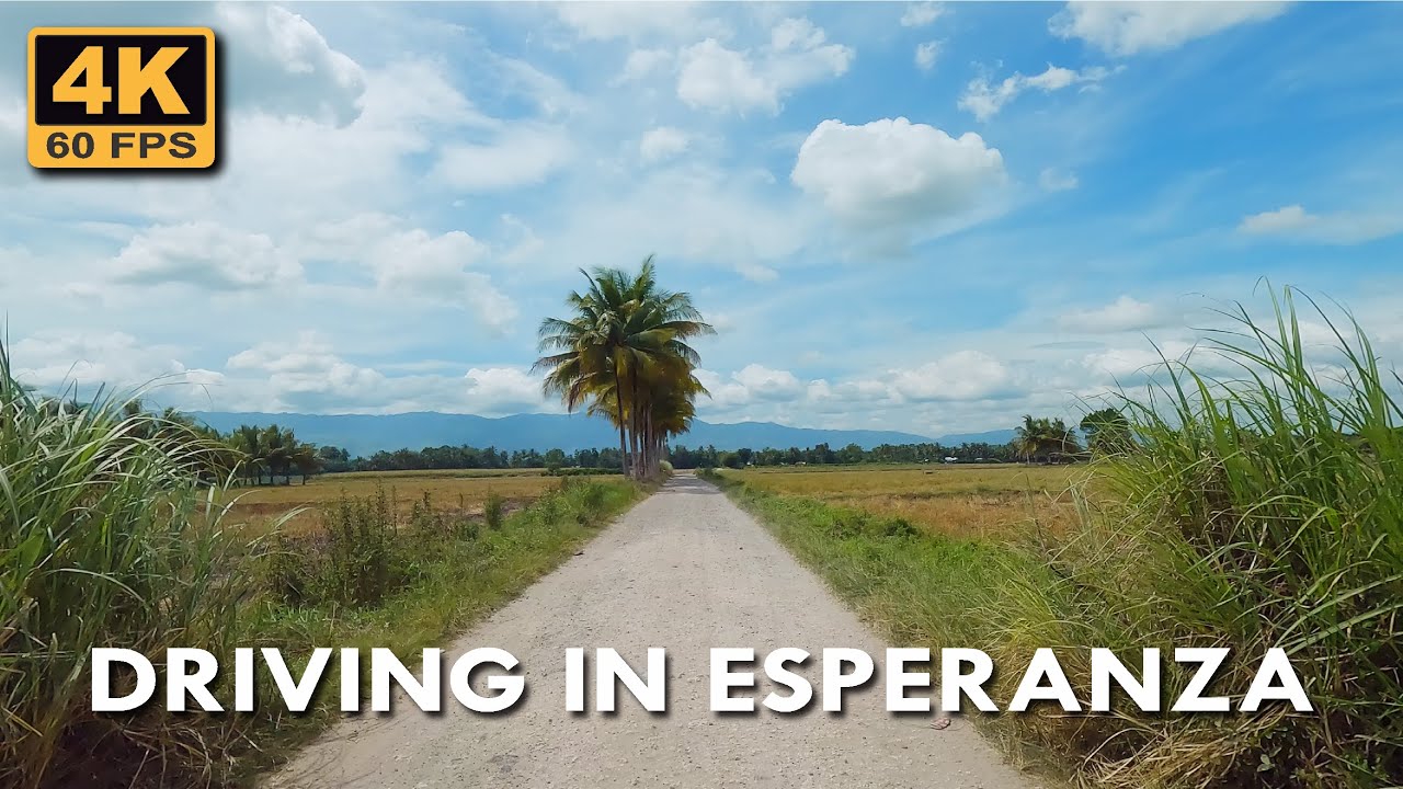 Driving in Esperanza | Poblacion to Paitan | 4k UHD 60FPS