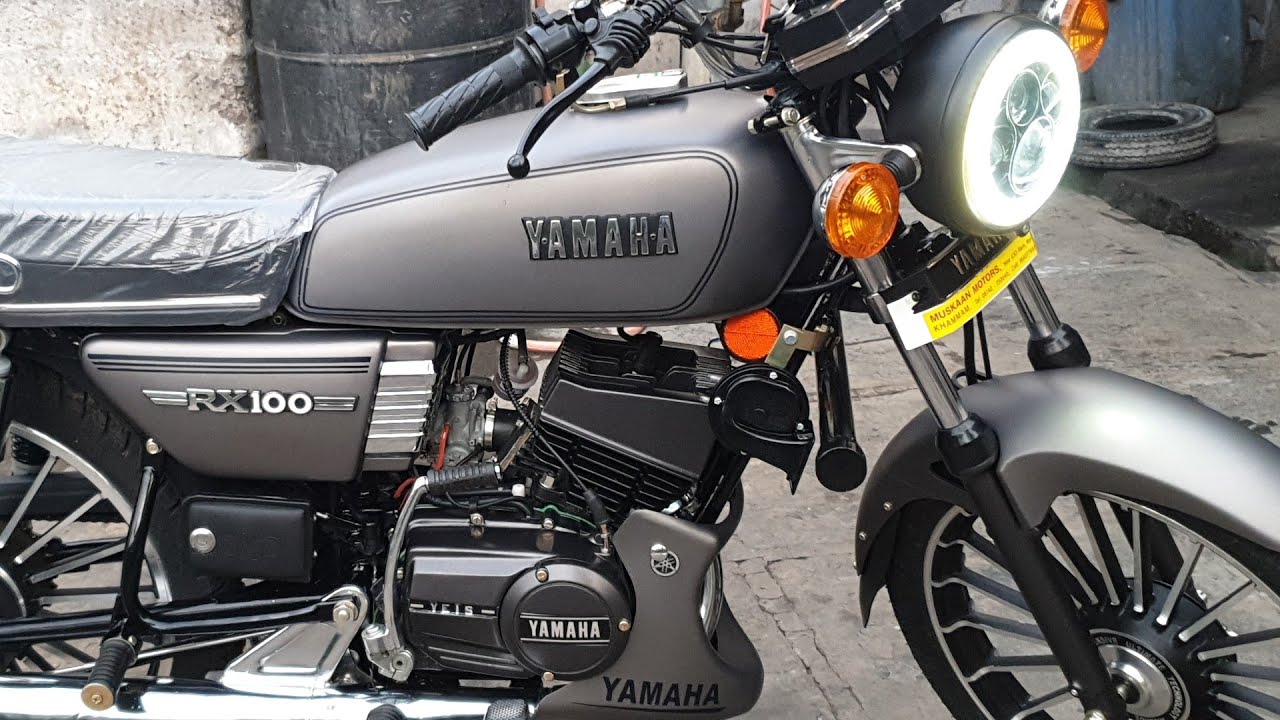 Yamaha RX💯 GunMetal2🔥Led Head🔥Light (PaintingFromCm)#GENIUNE