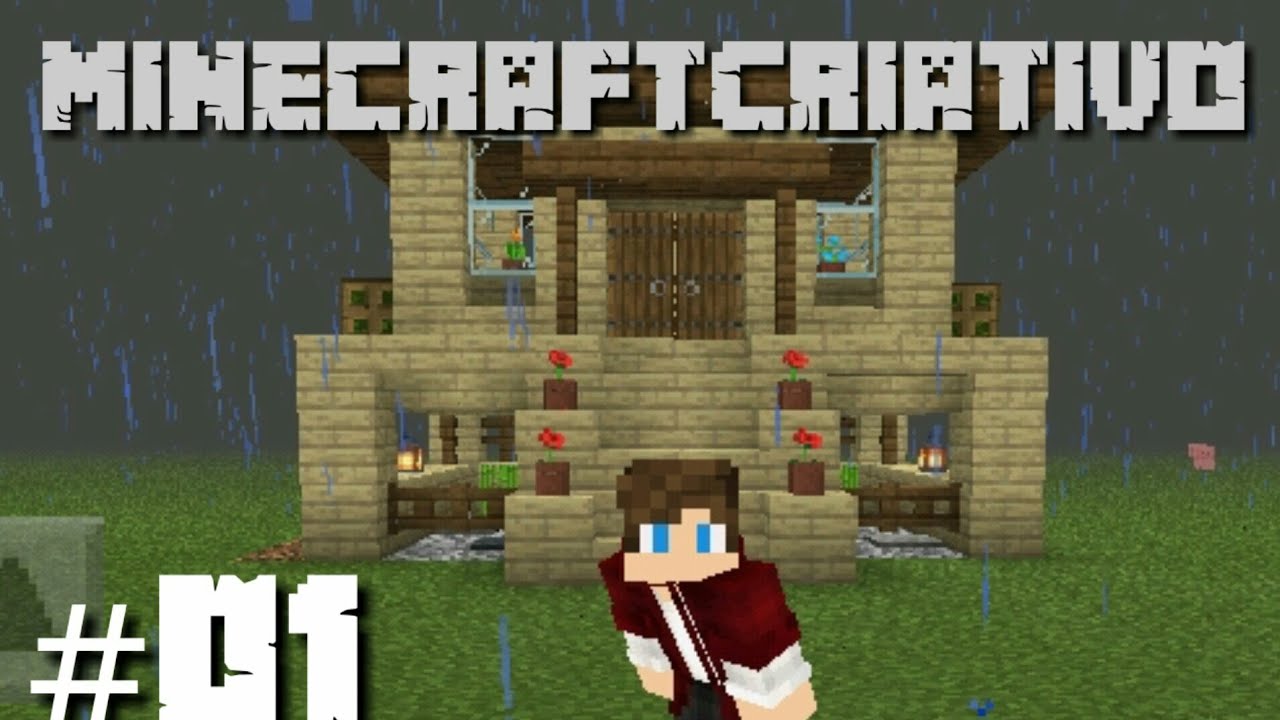 Uma casa muito simples e bonita MinecraftCriativo#1