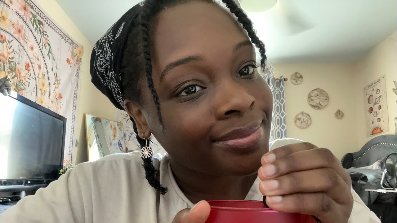 ASMR Cupped Ramble ~whisper, gum chewing~☀️