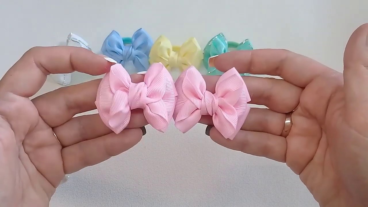 МК Бантики на первые хвостики Bows on the first ponytails