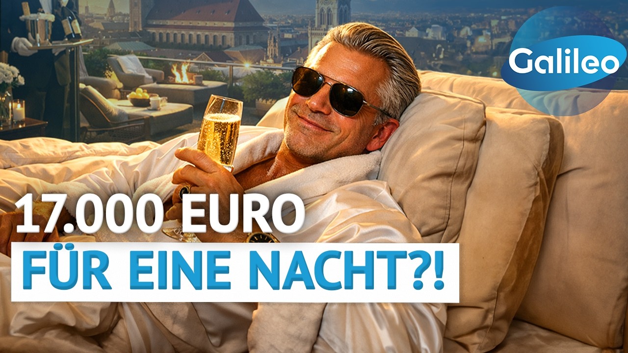 Purer Luxus - 17.000€ pro Nacht in einer der teuersten Suiten Deutschlands!
