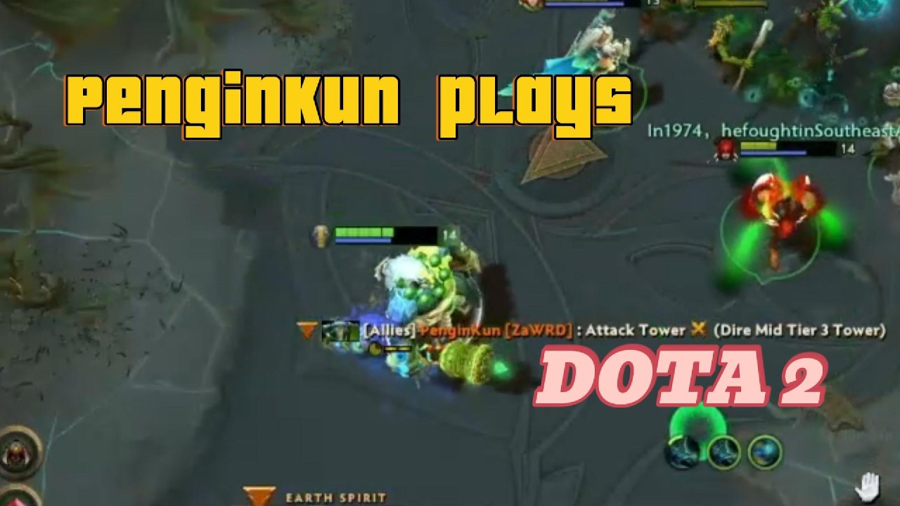 Dota 2 Lowlights (Earth Spirit Gameplay)