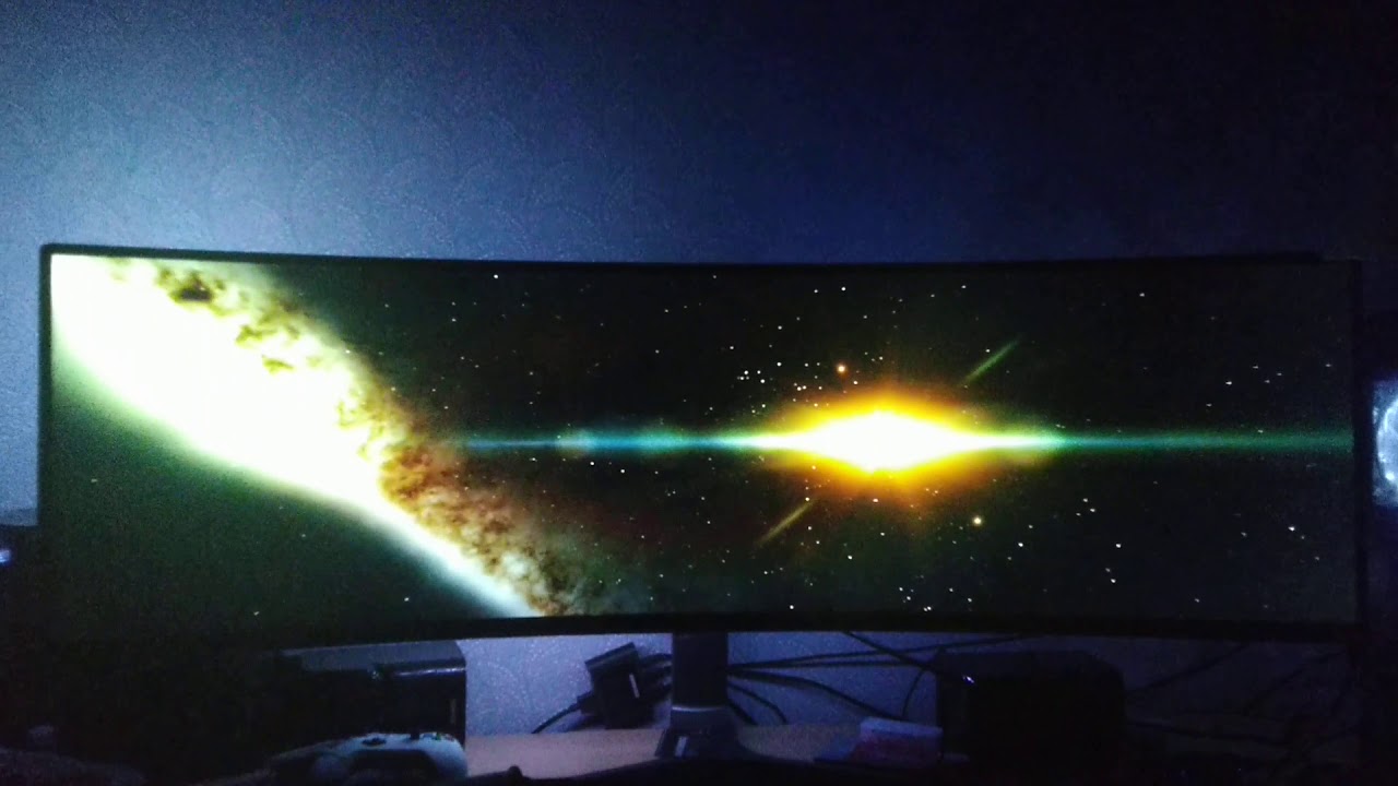 Samsung c49hg90 + Ambibox