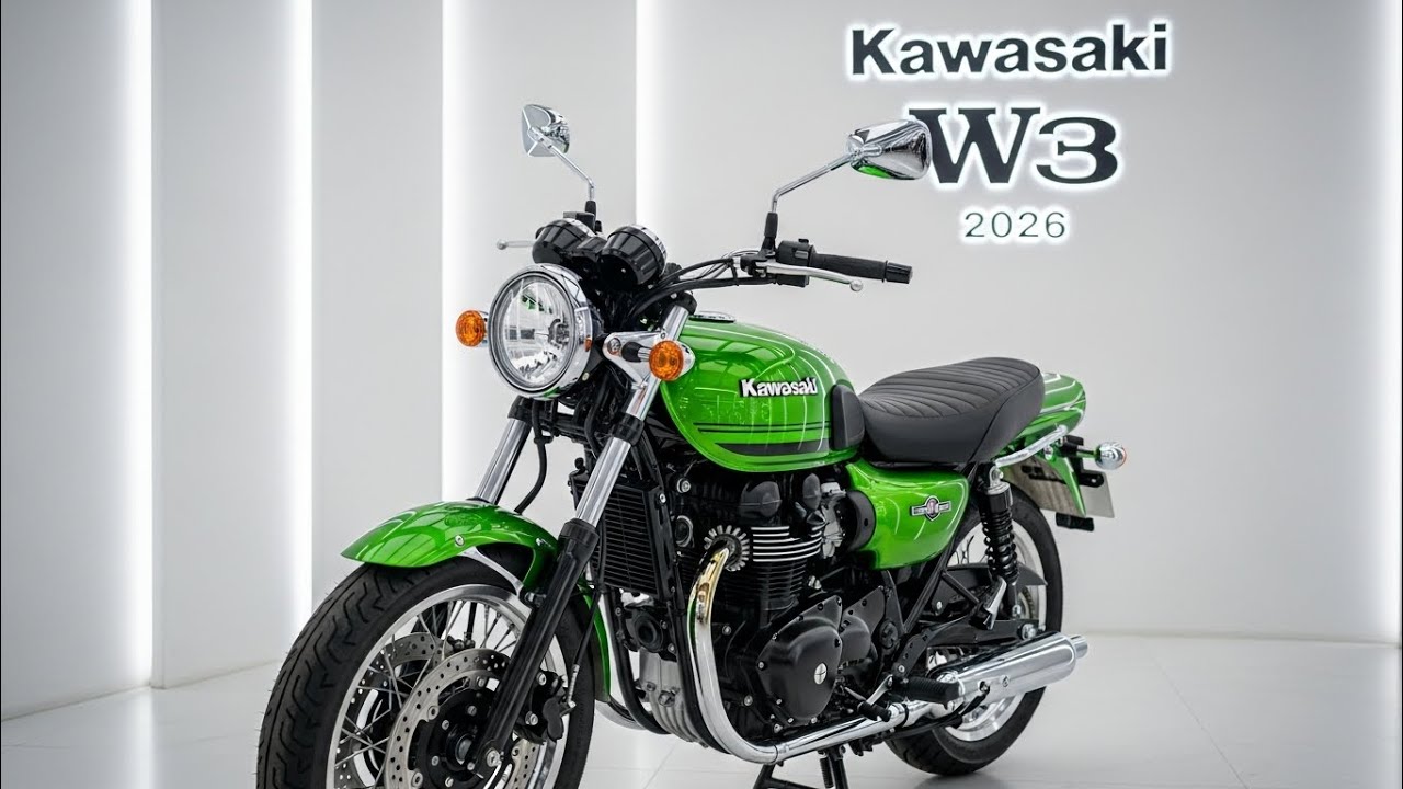 NEW Kawasaki W3 (2026) REVEALED! Retro Look With Next-Gen Power Will Shock Riders 😱🏍️