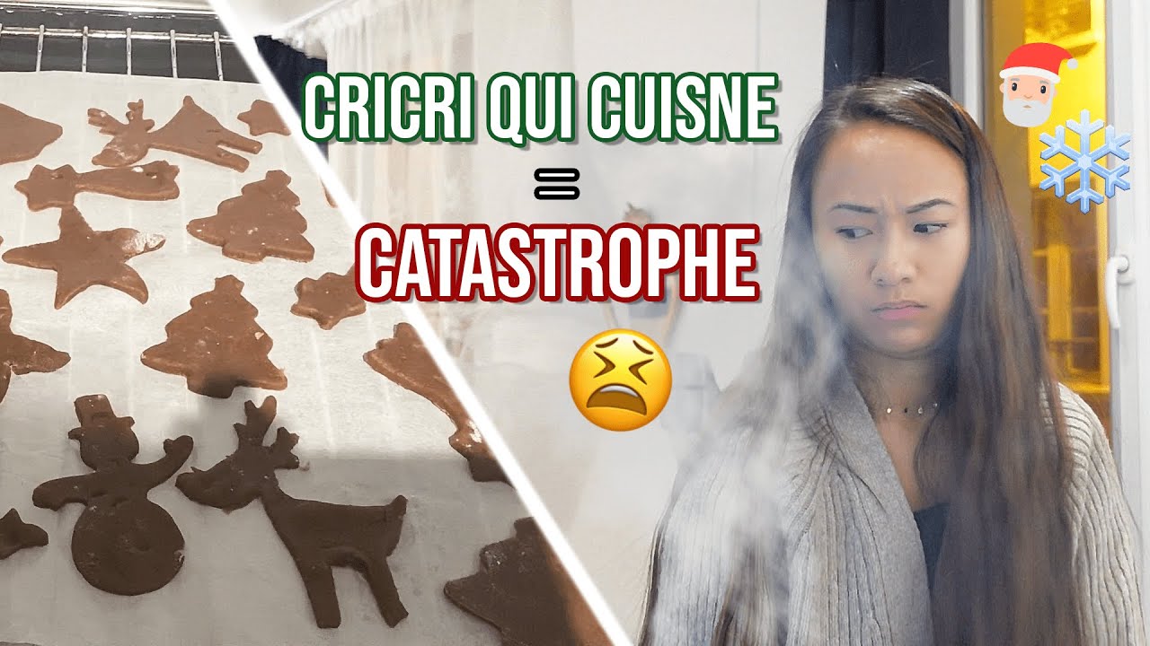 Je cuisine des biscuits de Noël et ça tourne mal