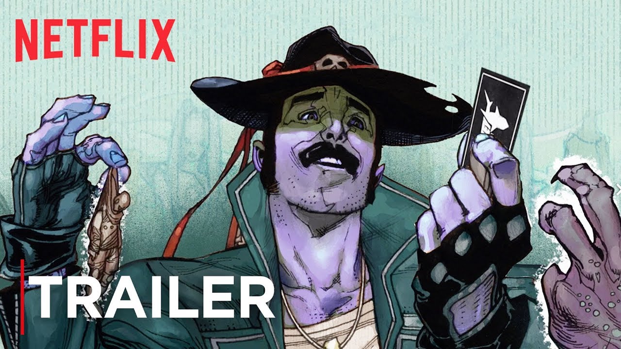 Sharkey The Bounty Hunter | Comic Book Trailer [HD] | Netflix