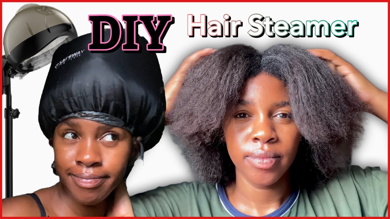 DIY HAIR STEAMER for softer stronger Relaxed hair || Wash Day!🧖‍♀️🧖‍♀️