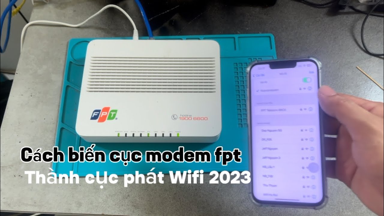 Hướng dẫn cách biến đổi cục modem fpt thành cục phát wifi cho bạn 2023