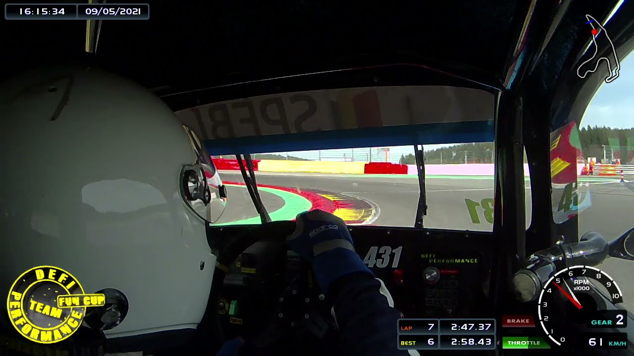 Course Fun Cup SPA 2021 Onboard - Lucca Ayari