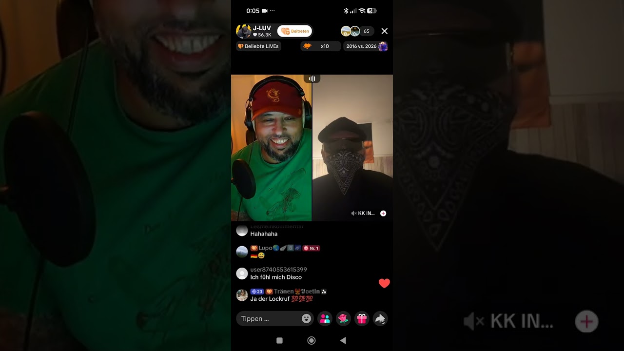 Tik Tok Psychose  J - Luv vs. KK INOFFIZIELL - Eskalation! One Prozenter