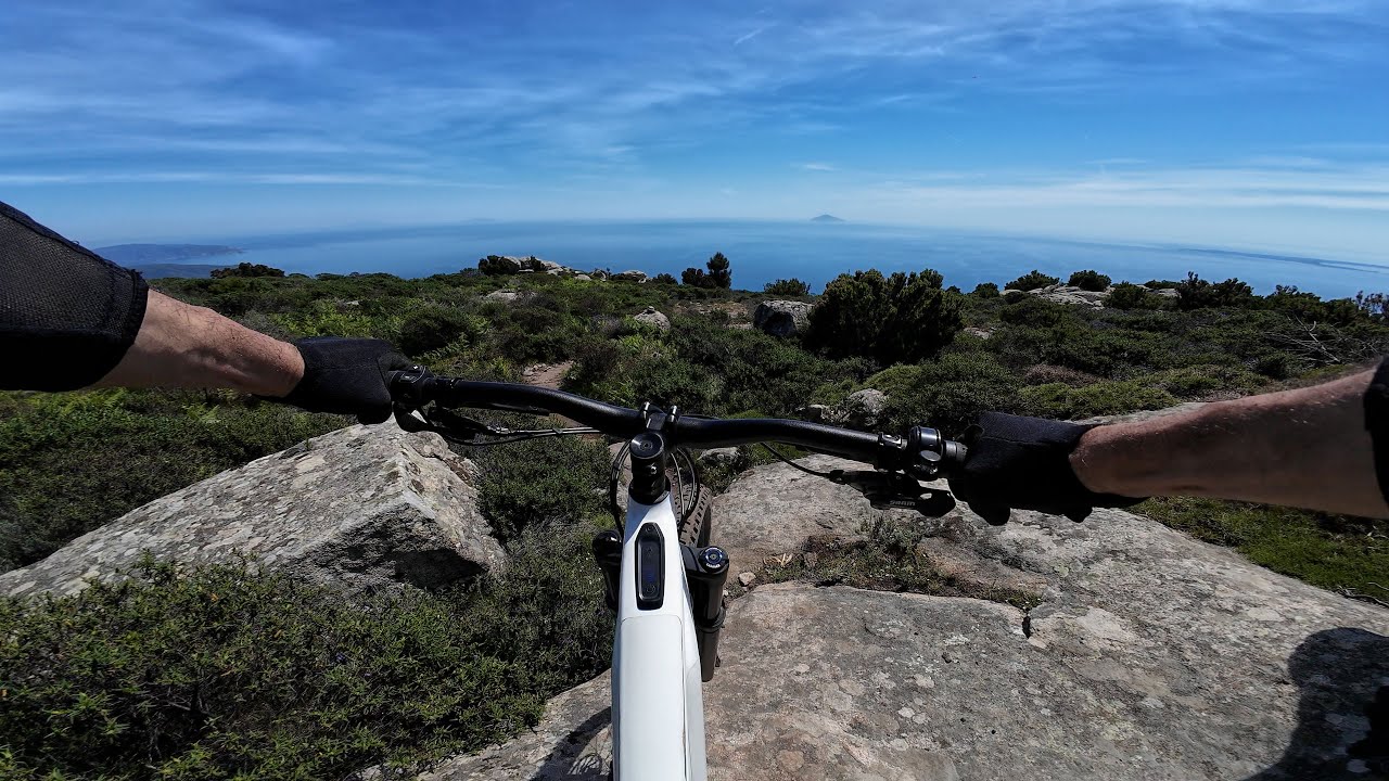 MTB Isola d'Elba da Marina di Campo a Caprile del Collaccio Basso e ritorno