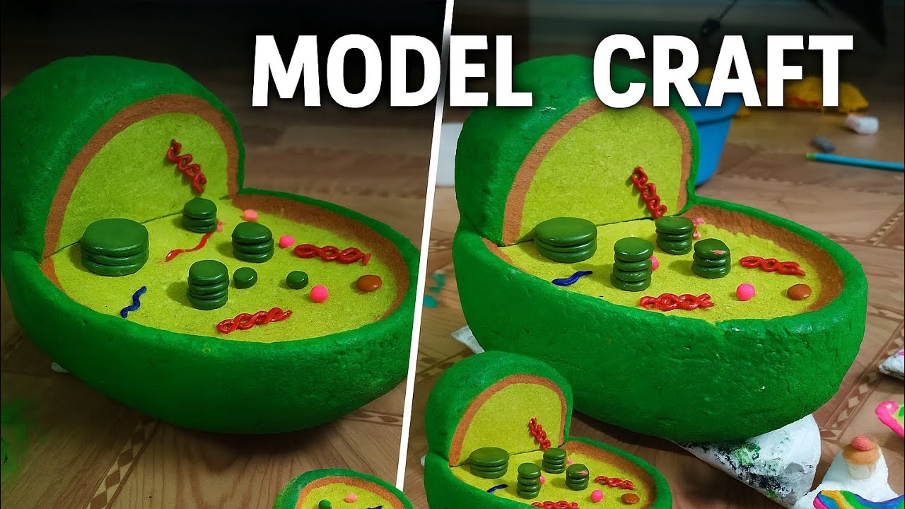 Chloroplast 3D Model #Chloroplast #3DModel #PlantCell  #ScienceEducation  #BiologyProject 