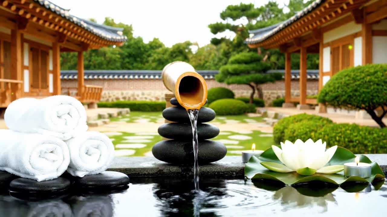 Unwind Your Body 🌿 Bamboo Water Sounds for Deep Restful Sleep