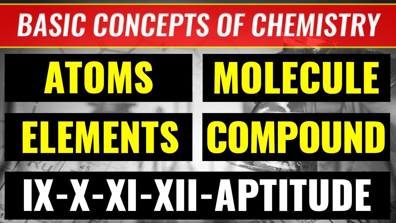 Basic Concepts of Chemistry (Atom/Molecule/Element/Compound/Ion)