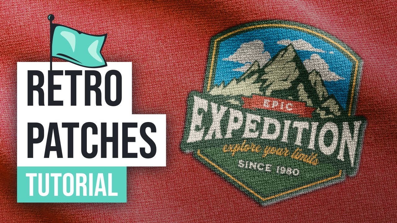 How To Easily Make Retro Patch Designs In Kittl