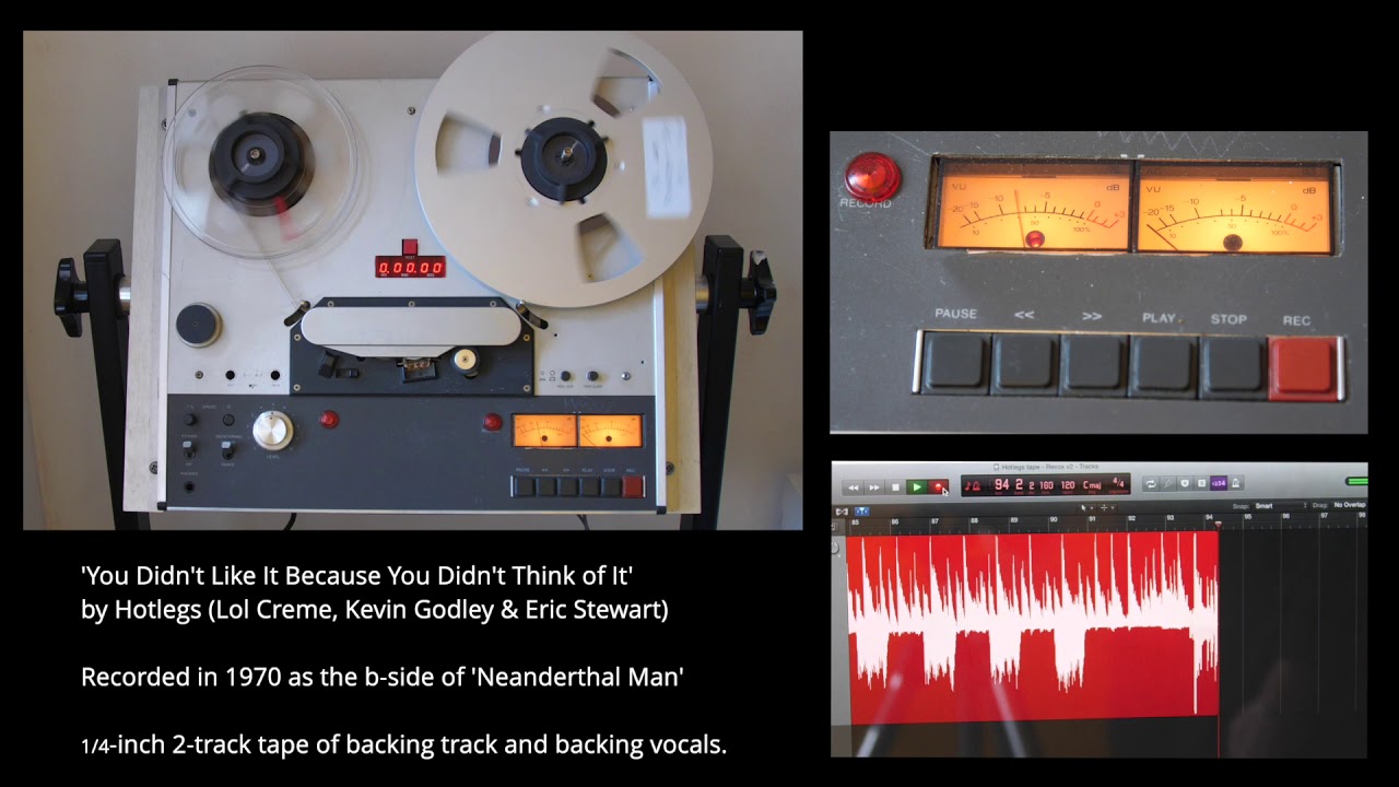 10cc Bake-off #2: Hotlegs - You Didn't Like It Because You Didn't Think of It - unearthed rare tape