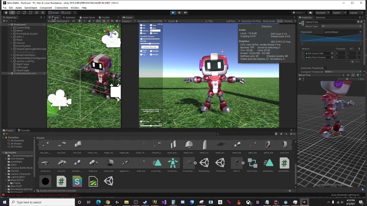 Inverse Kinematics for a Character Head (Unity)