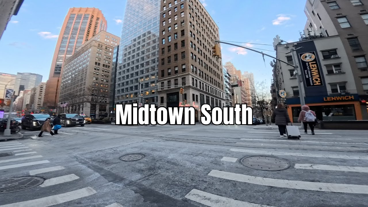 Visual Escape: Slow Walk Through Midtown South NYC