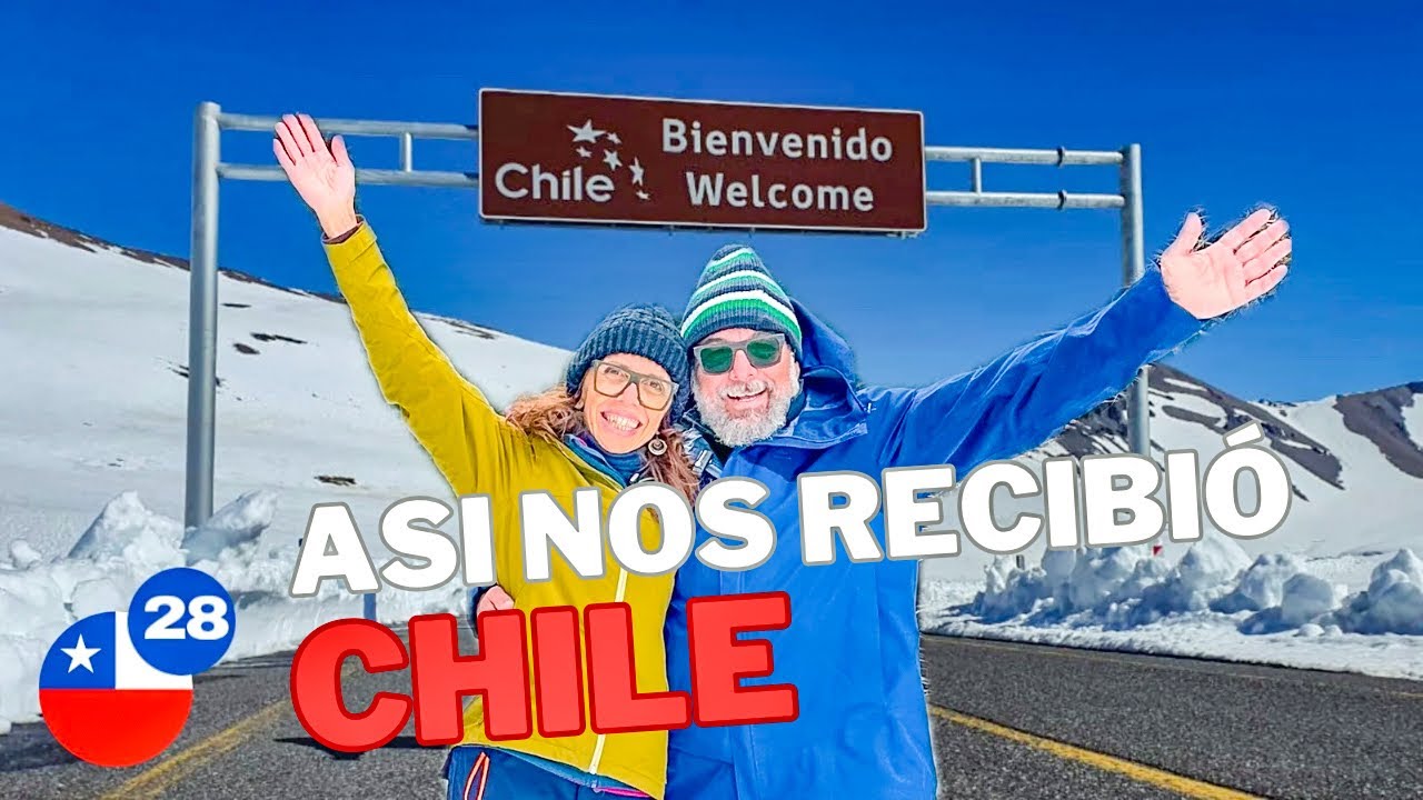 🥹ASÍ nos RECIBEN en CHILE 🇨🇱 El PASO PEHUENCHE nos SORPRENDIÓ CON NIEVE ❄️#chile #pasopehuenche