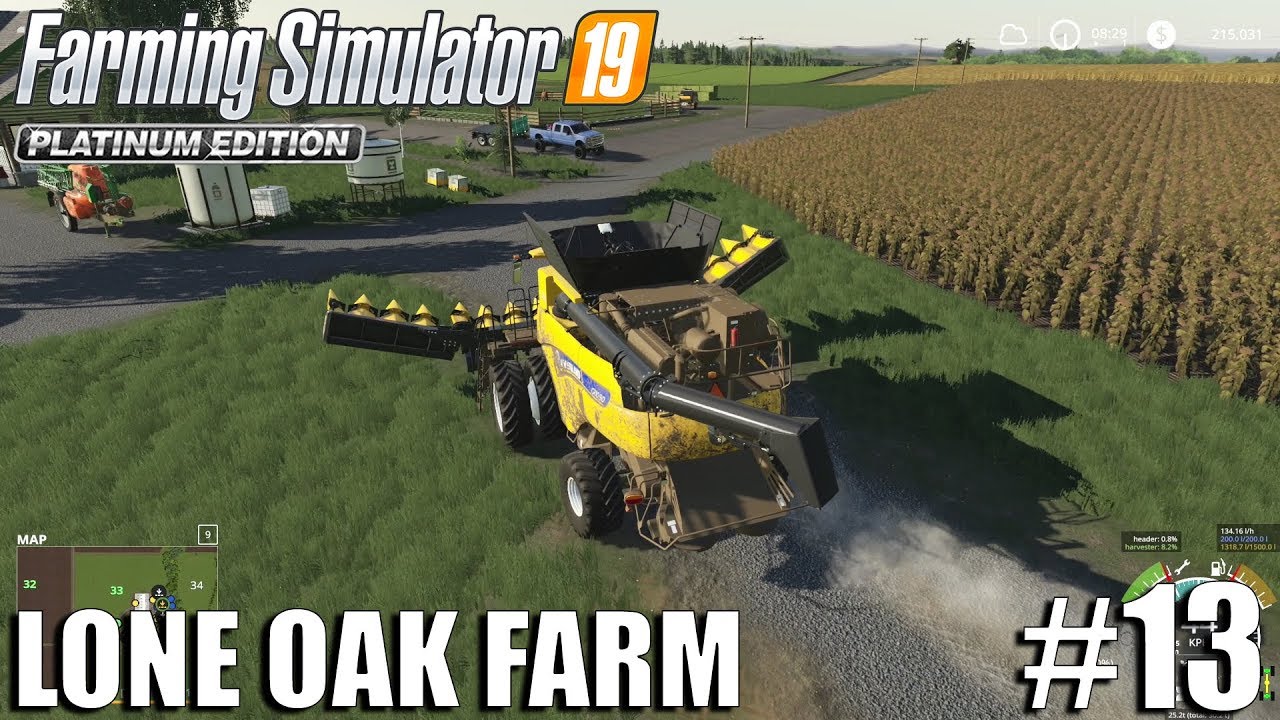 FS19 - Lone Oak 2.0 | Harvesting Sunflowers | Timelapse #13 | Farming Simulator 19 Timelapse