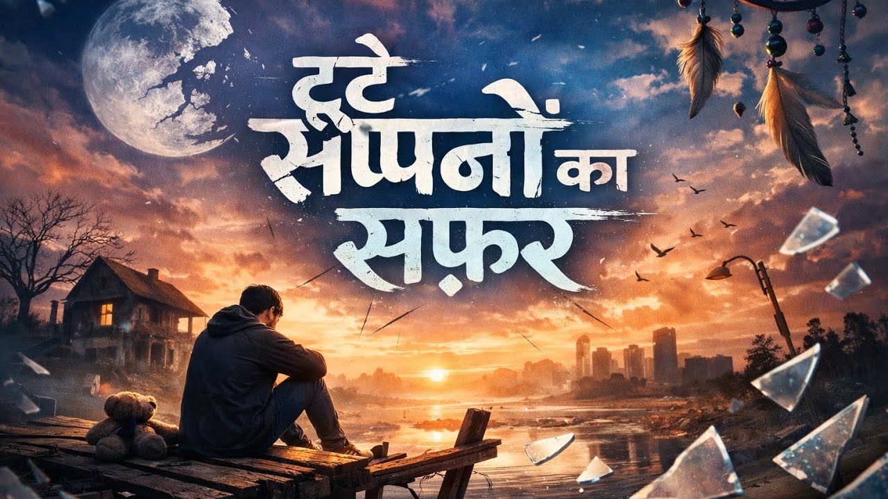  💔 टूटे सपनों का सफ़र  Sad Emotional Hindi Songजो टूटे दिल, अधूरे सपनों और तन्हाई की कहानी कहता है 😔