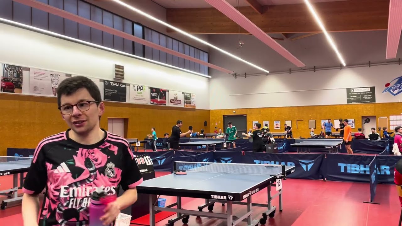 Paul Guyon (1029) contre Killian Bazin (1400) Poule du 1499 - Tournoi du Mans Sarthe TT 🏓