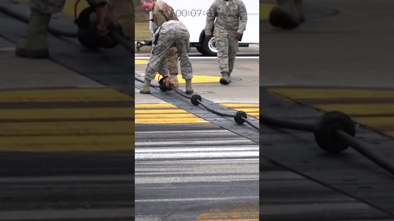 Arresting System That Slows Down  Fighter Jets
