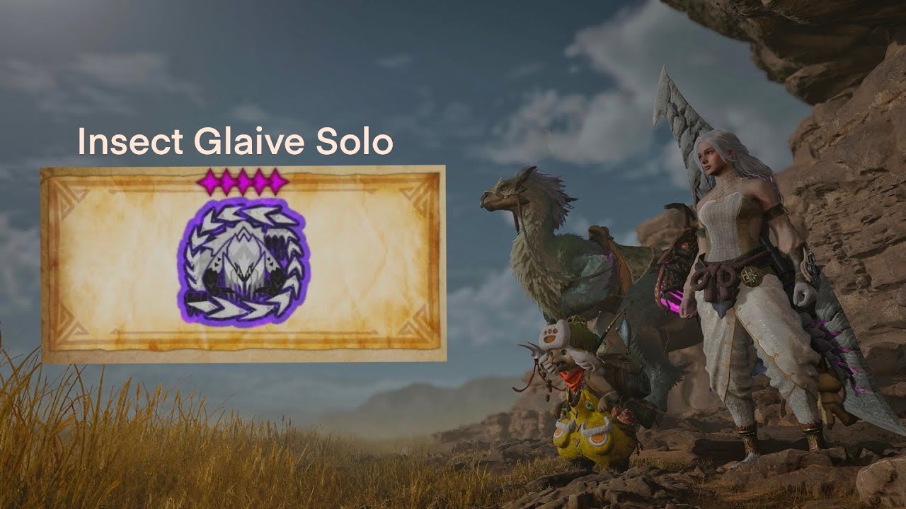 Monster Hunter Wilds Tempered Arkveld (5 purple stars) Solo Insect glaive