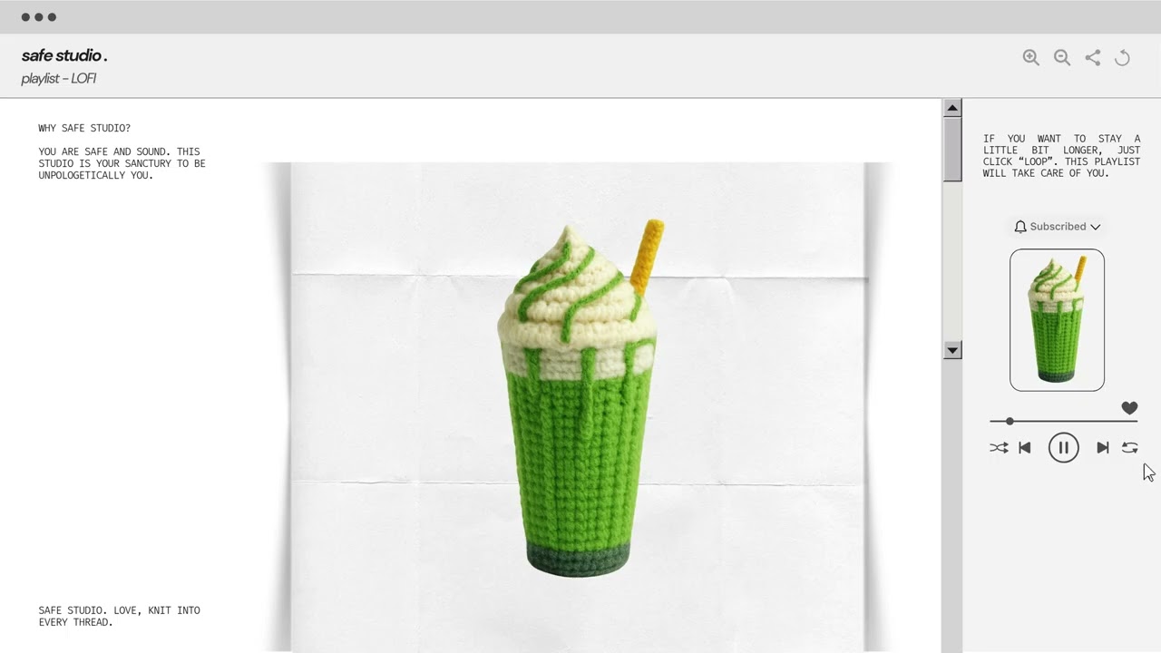 Matcha Frappe Lofi 🍵❄️ Soft Japanese Café Mix for Study & Focus