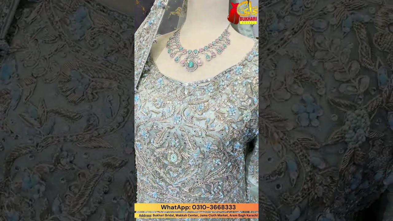 Bukhari Bridal📍 Visit Us: Bukhari Bridal, Makkah Center, Jama Cloth Market, Karachi