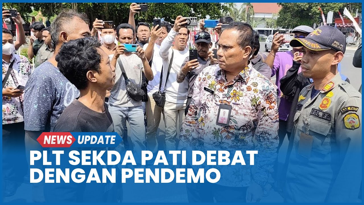 Sosok Riyoso Plt Sekda Pati Viral Debat Vs Pendemo Perintahkan Satpol PP Sita Donasi Warga