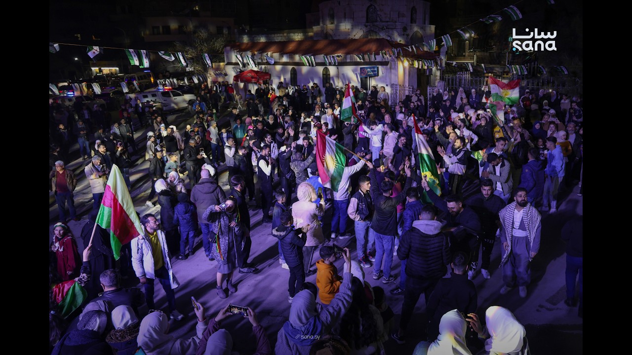 أهالي حي ركن الدين بدمشق يحتفلون بليلة النوروز في أجواء تعكس الوحدة الوطنية والتنوع الثقافي