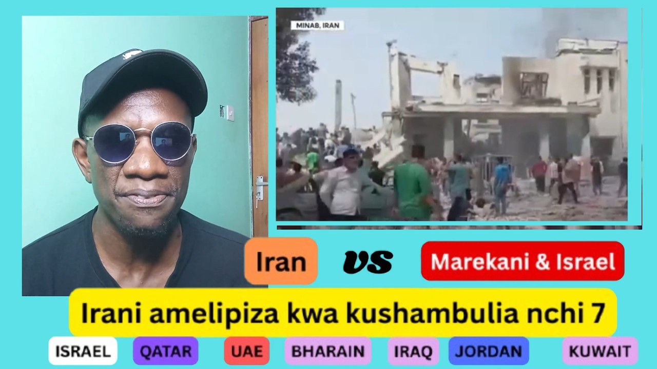 Irani amelipiza kwa kushambulia nchi 7 , Mashariki ya kati yote inafuka moto wa IRAN