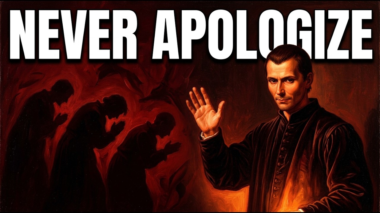 Never Apologize to These 3 Types of People — Machiavelli's Cold Truth