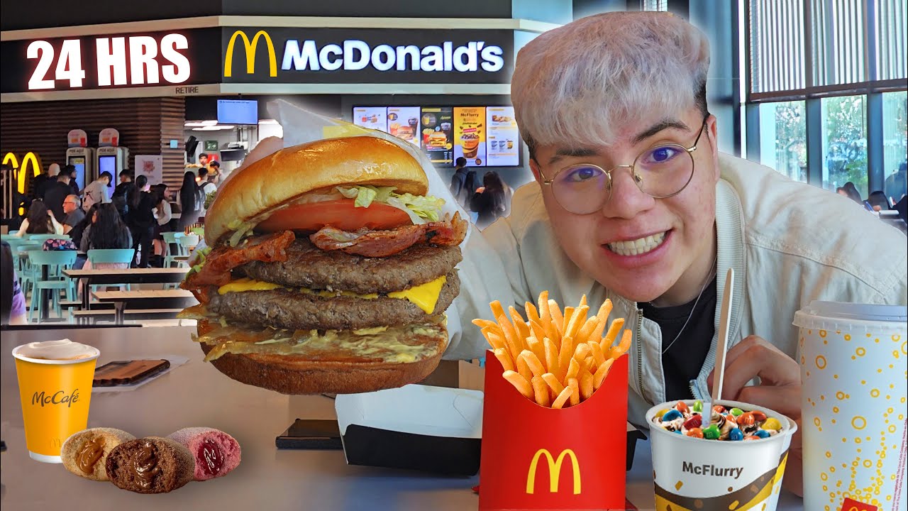 24 HORAS COMIENDO EN MCDONALD'S