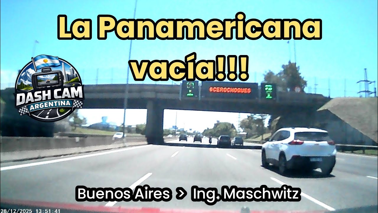 La Panamericana VACÍA un domingo de verano 😳 | Una Dashcam por Argentina