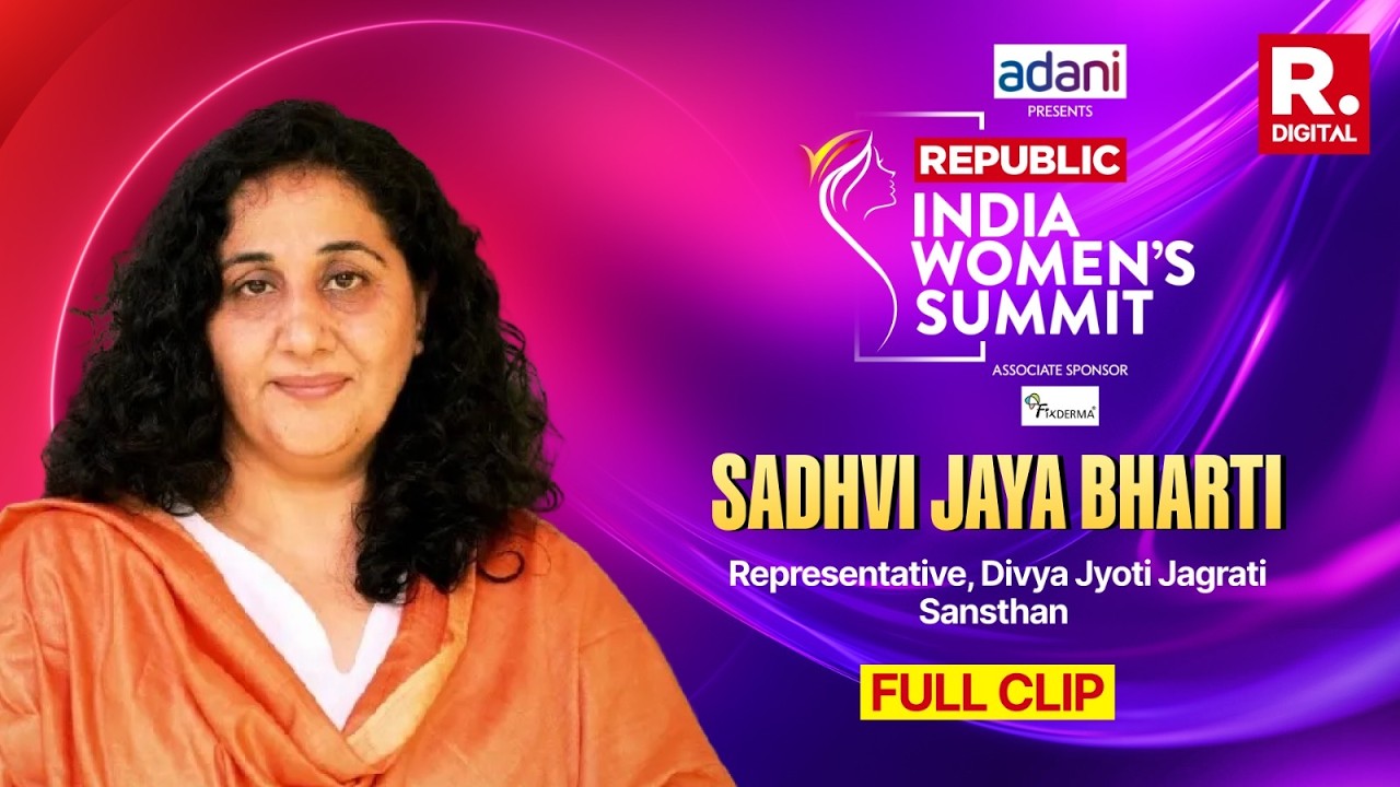 India Women Summit | EP 4 | Sadhvi Jaya Bharti on Faith & Purpose