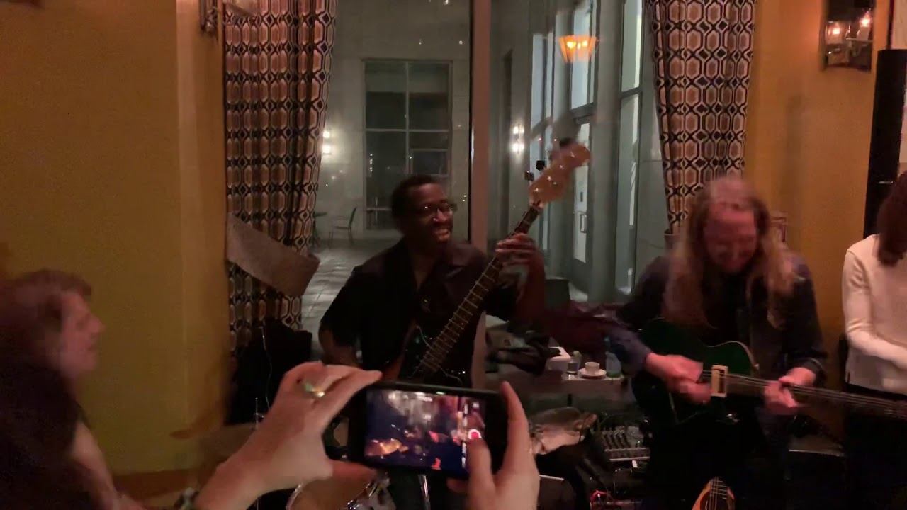 “Oye Como Va” Violin solo with Myron Dove, Celso Alberti, James Robinson, & Simmy Willemann